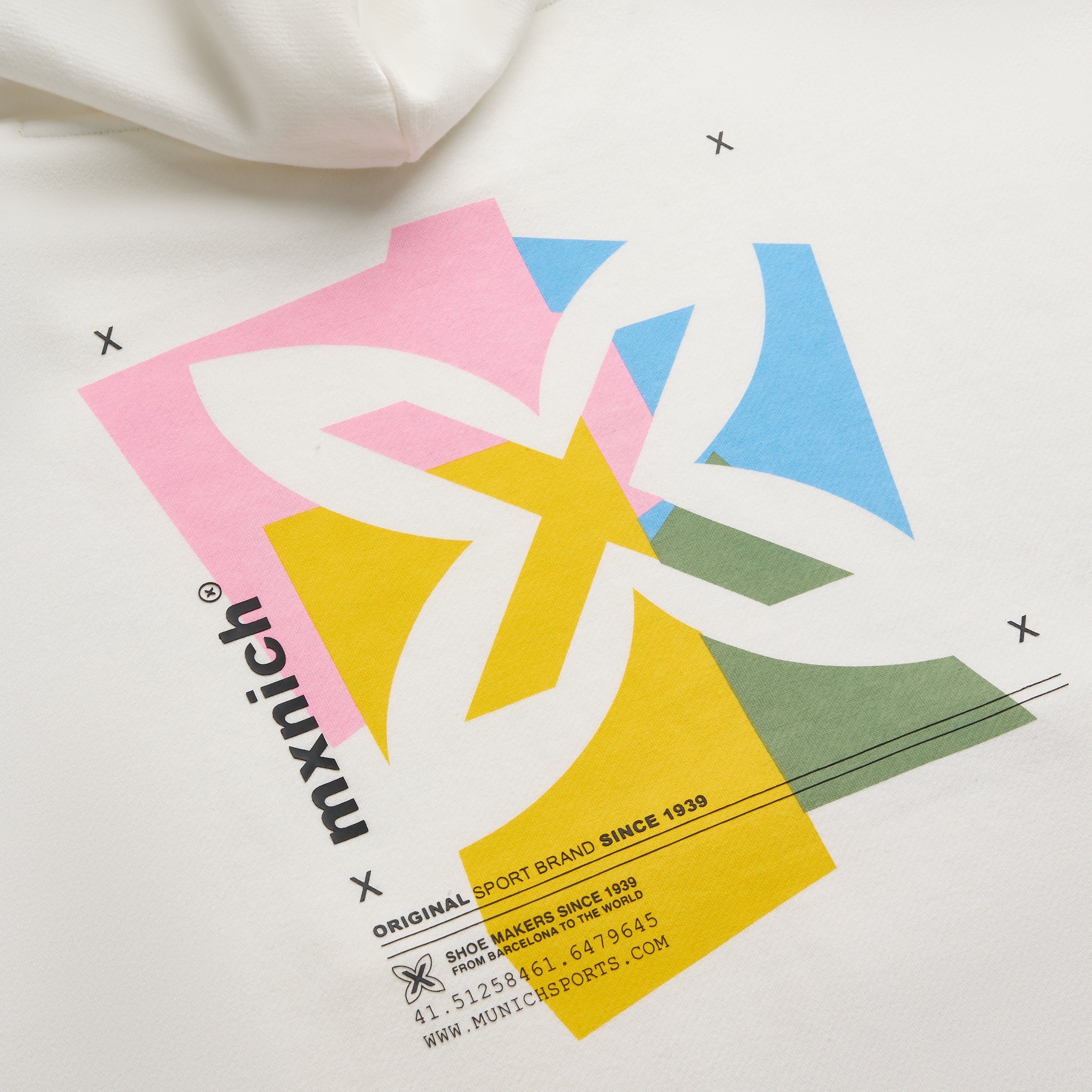 Munich Streetwear 2507647 Hoodie Rack White