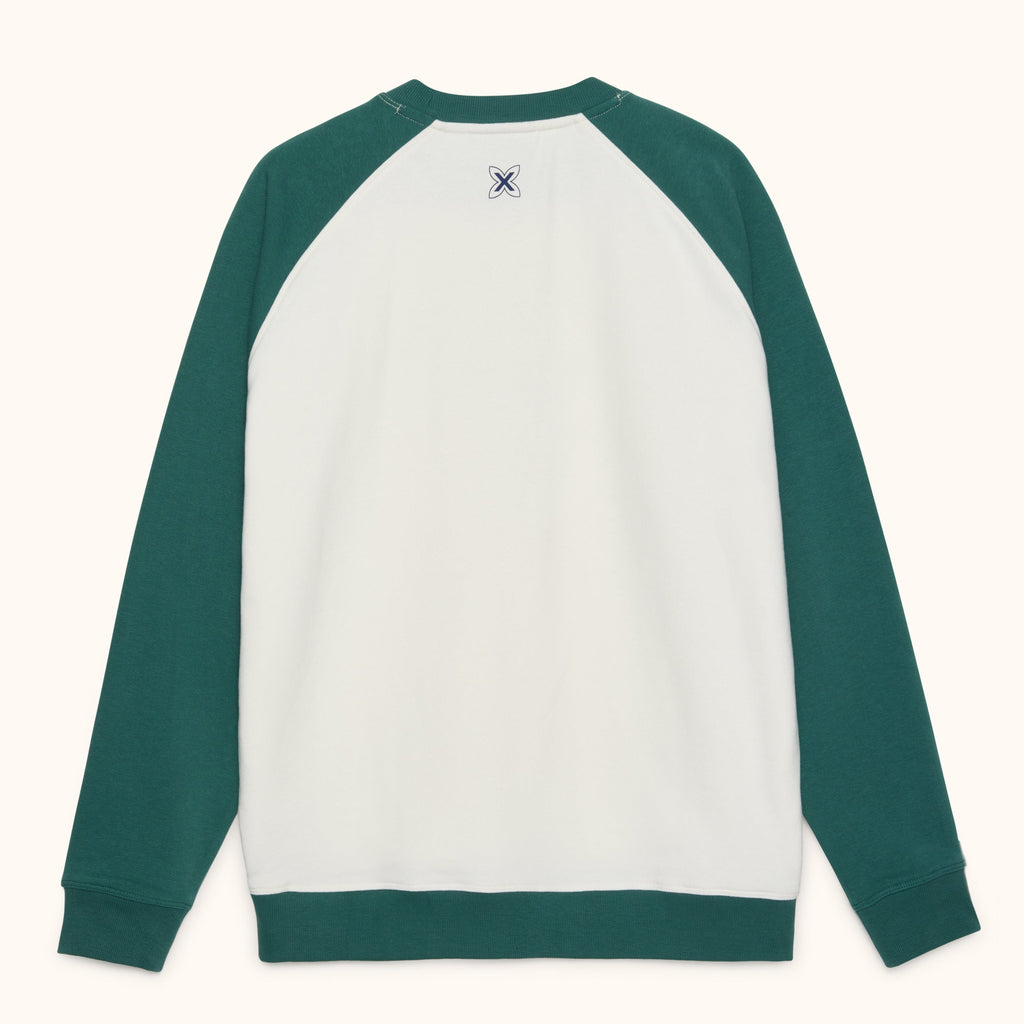 Munich Lifestyle 2507679 Ranglán Sweatshirt Troy Green