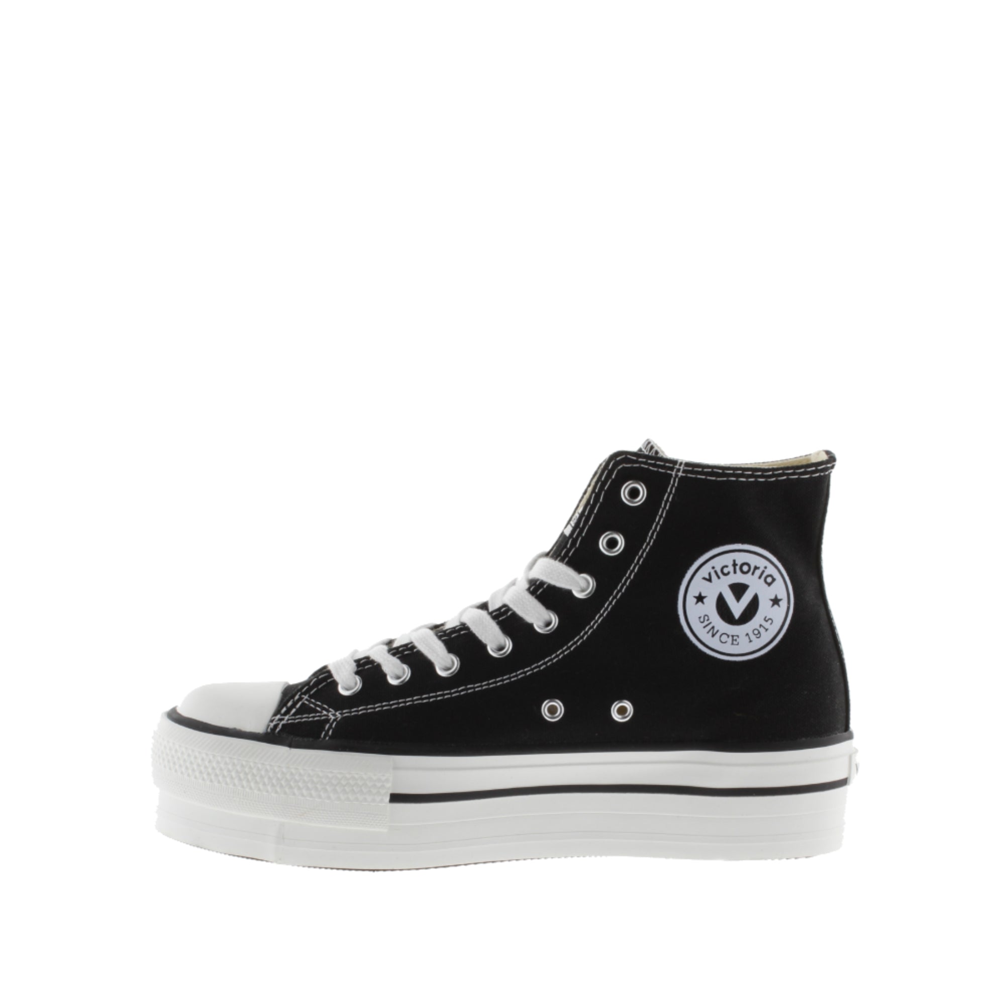 Victoria TRIBU DOBLE BOTIN LONA NEGRO