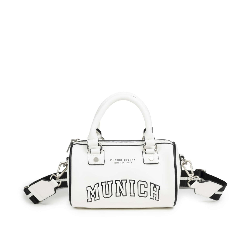 Munich 7113304 Court Crossbody Barrel White
