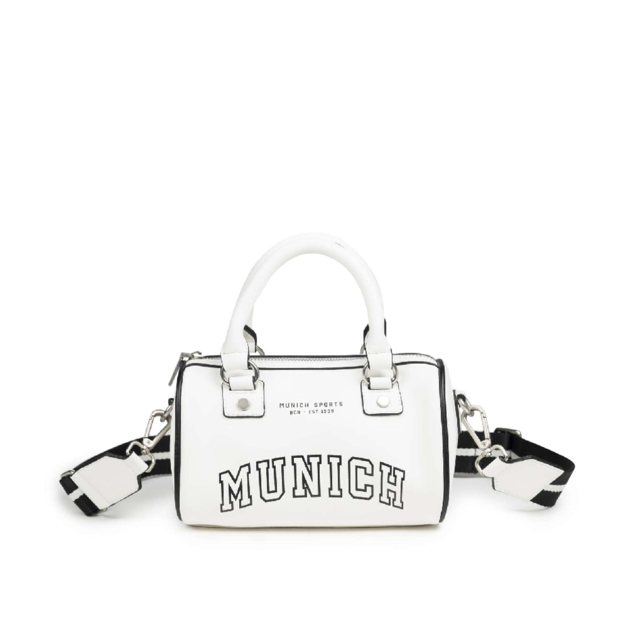 Munich 7113304 Court Crossbody Barrel White