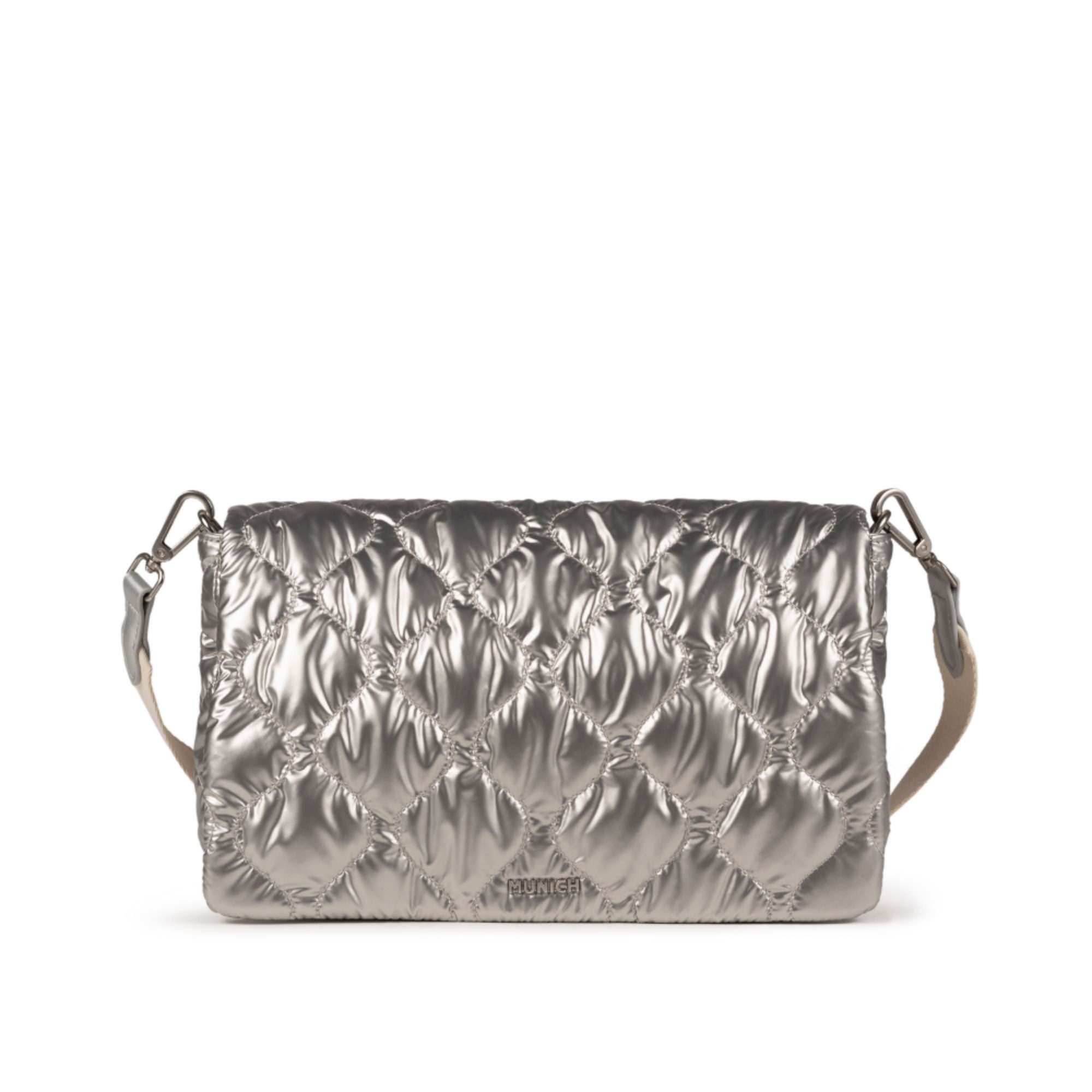 Munich 7113390 Cover Fw25 Crossbody Messenger Silver