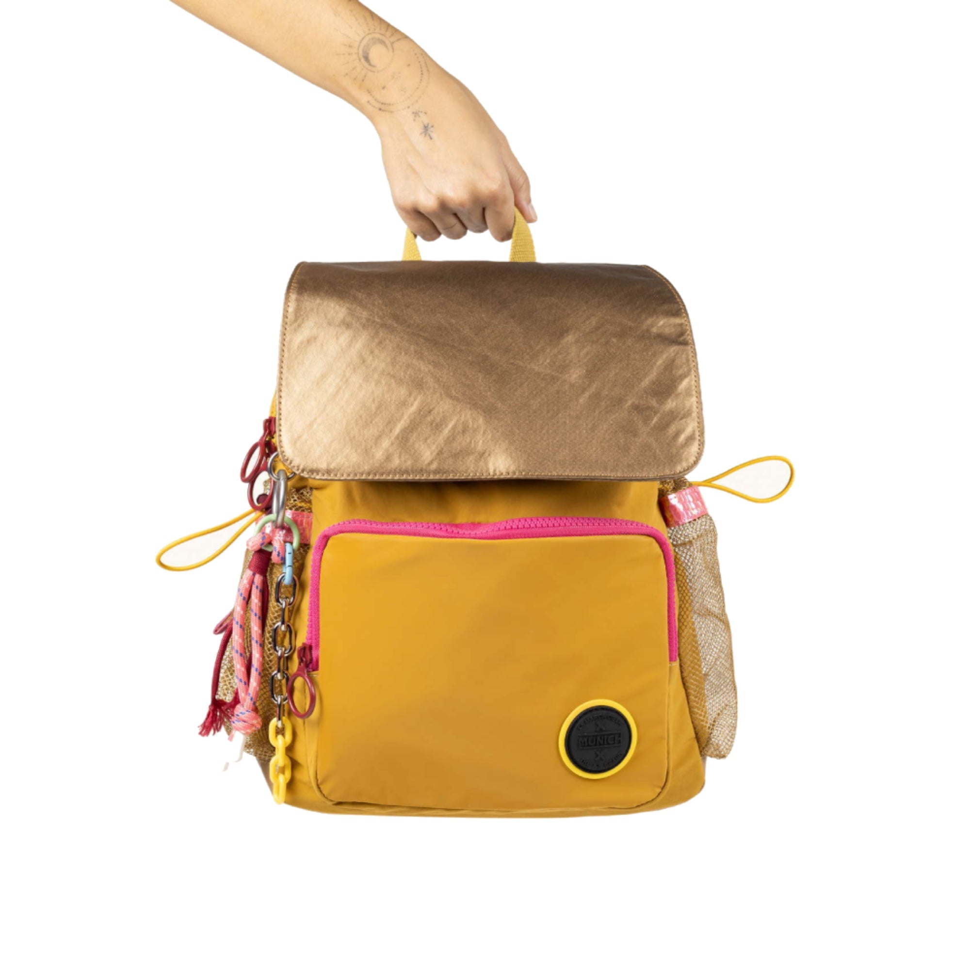 Munich 7113405 Deep Recycled Fw25 Backpack Honey