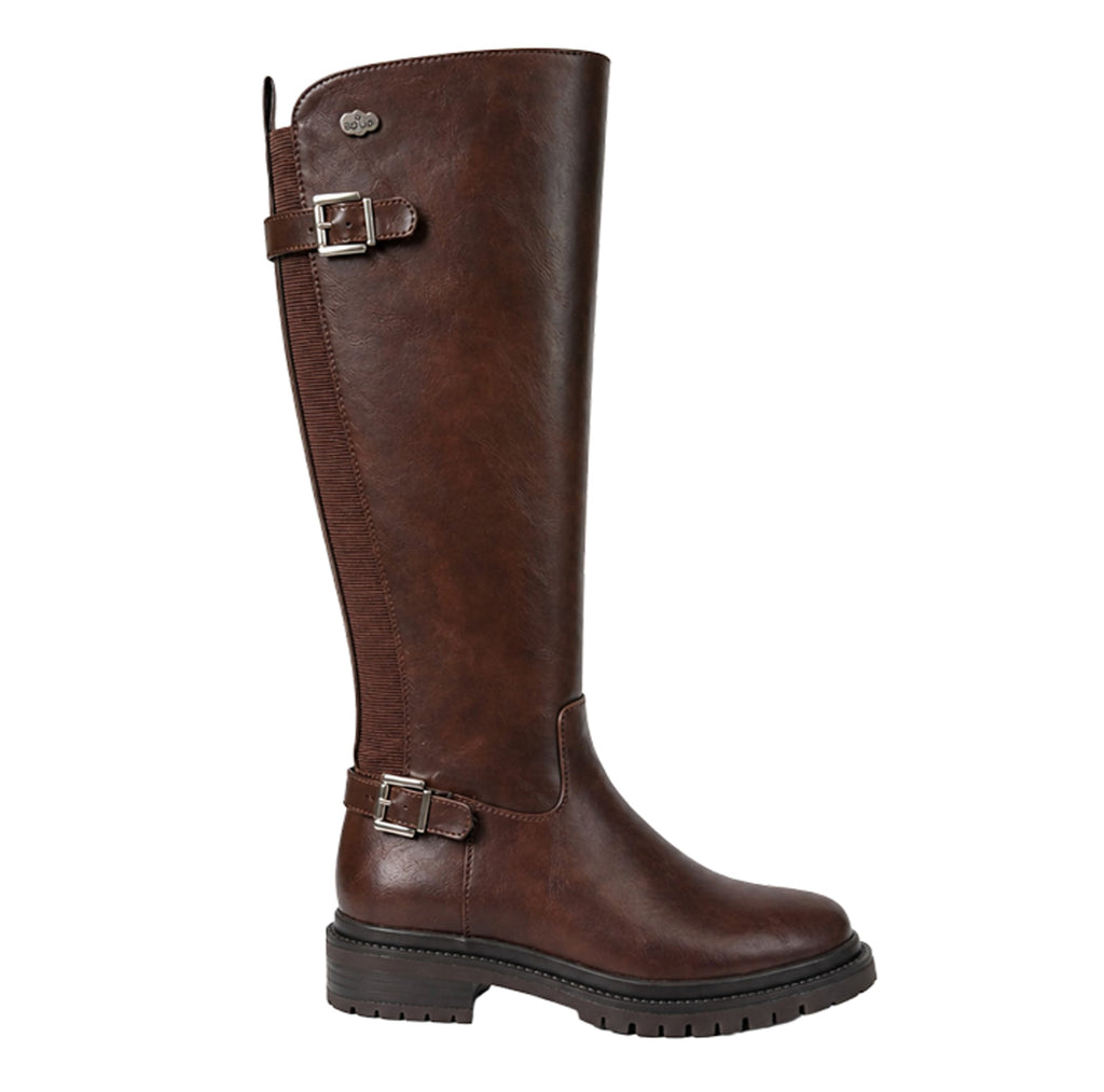 BOTA ALTA MARRÓN DE MUJER ESTILO ECUESTRE | 2721 Café