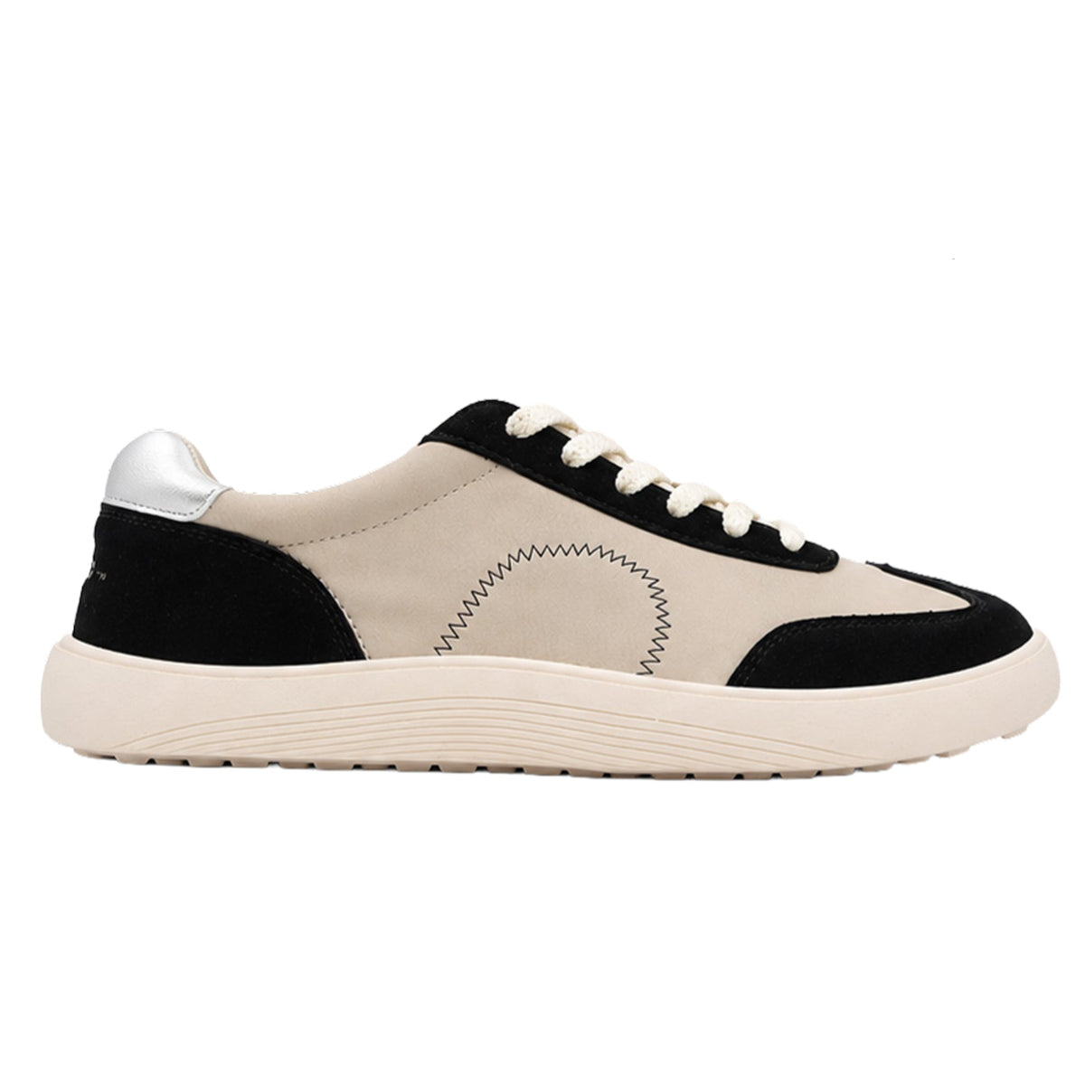 ZAPATILLA BAREFOOT BLANCA Y NEGRA DE MUJER ESTILO CASUAL | 2700 Taupe-Negro