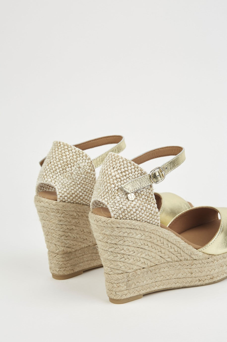 La Valeta Charlene Peep Toe Oro