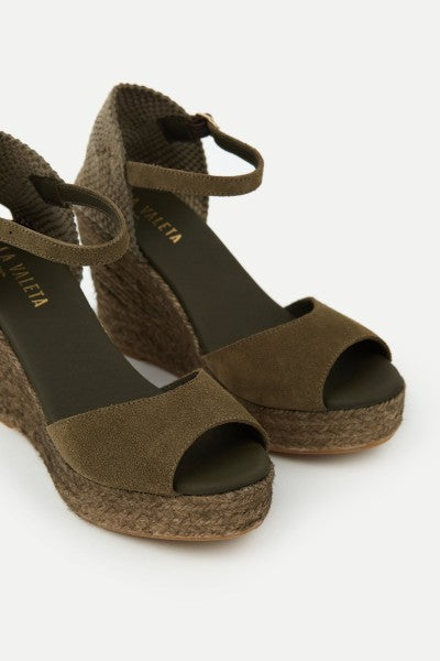 La Valeta Charlene Peep Toe Oliva