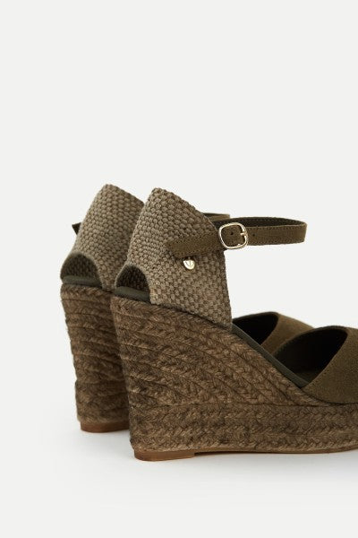 La Valeta Charlene Peep Toe Oliva