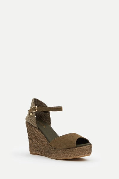 La Valeta Charlene Peep Toe Oliva