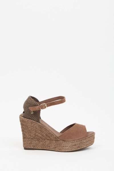La Valeta Charlene Peep Toe Taupe