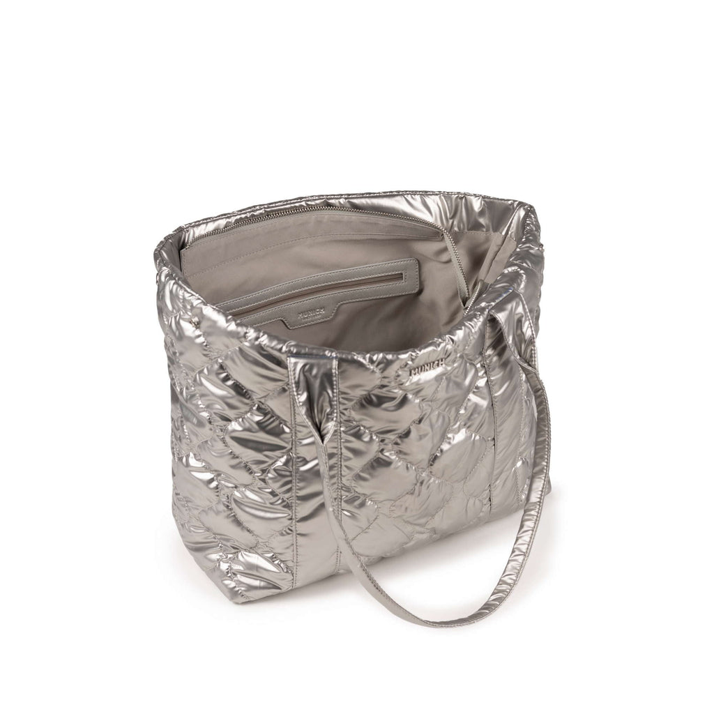 Munich 7113386 Cover Fw25 Shopper Silver