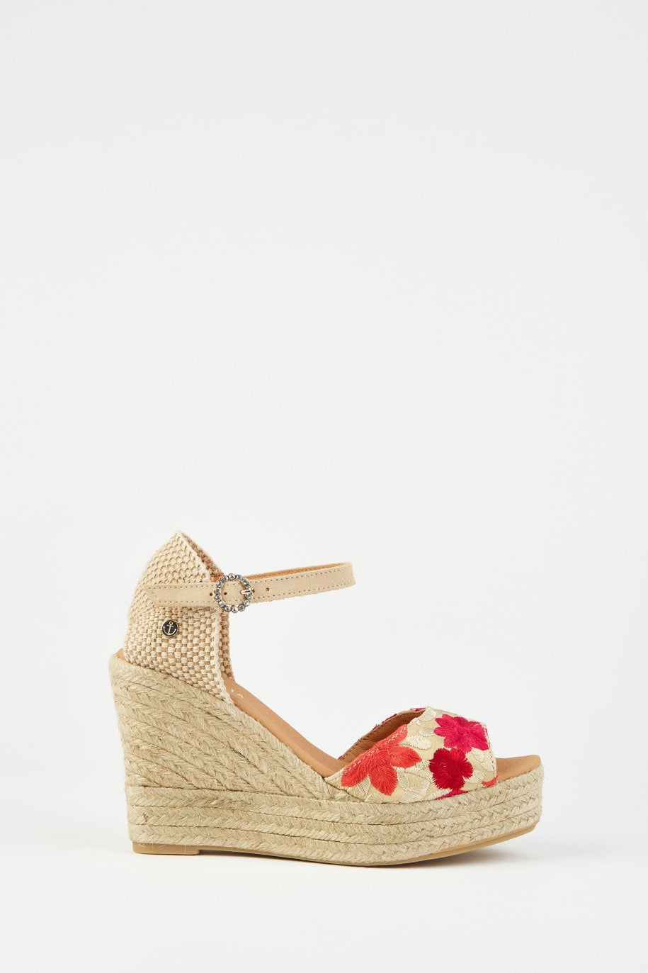 La Valeta Camelia Peep Toe Beige