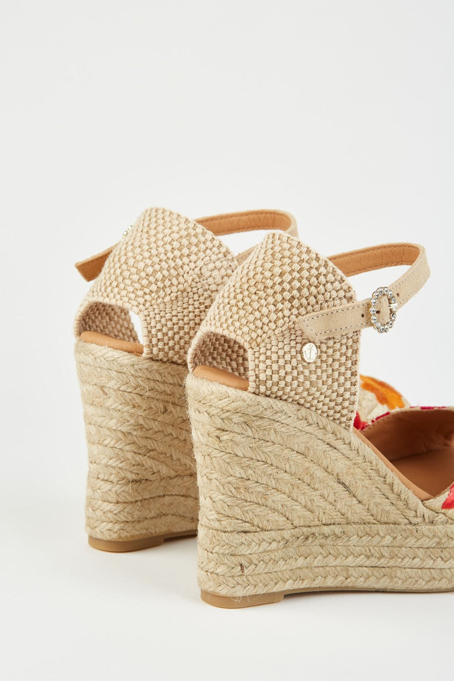 La Valeta Camelia Peep Toe Beige