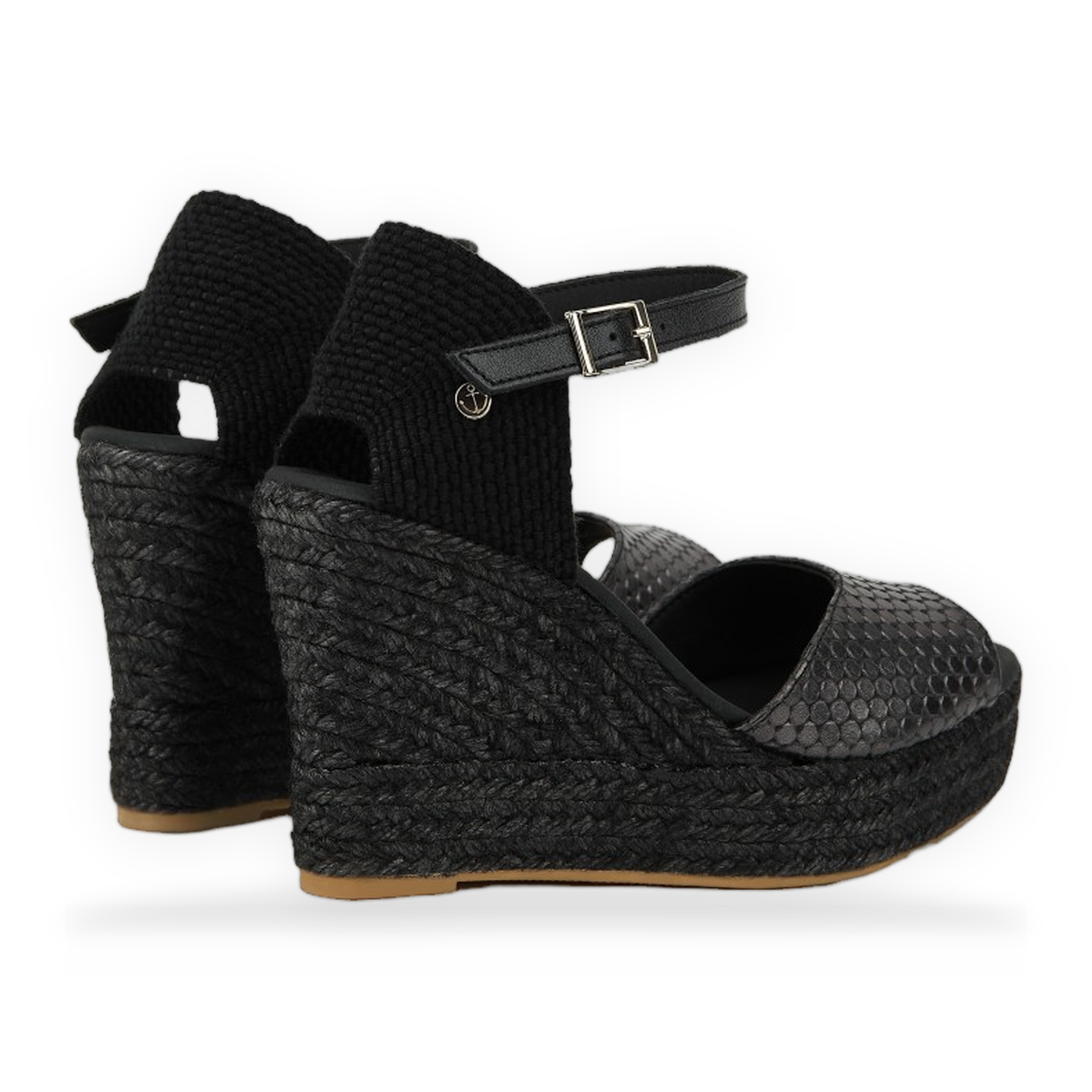 La Valeta Vera Peep Toe Negro