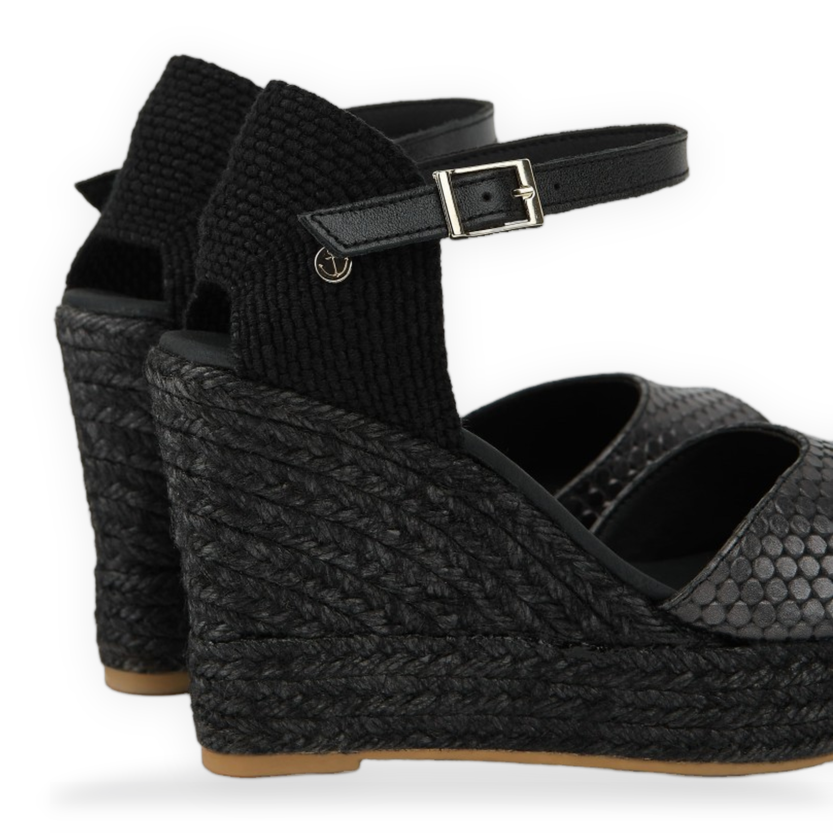 La Valeta Vera Peep Toe Negro
