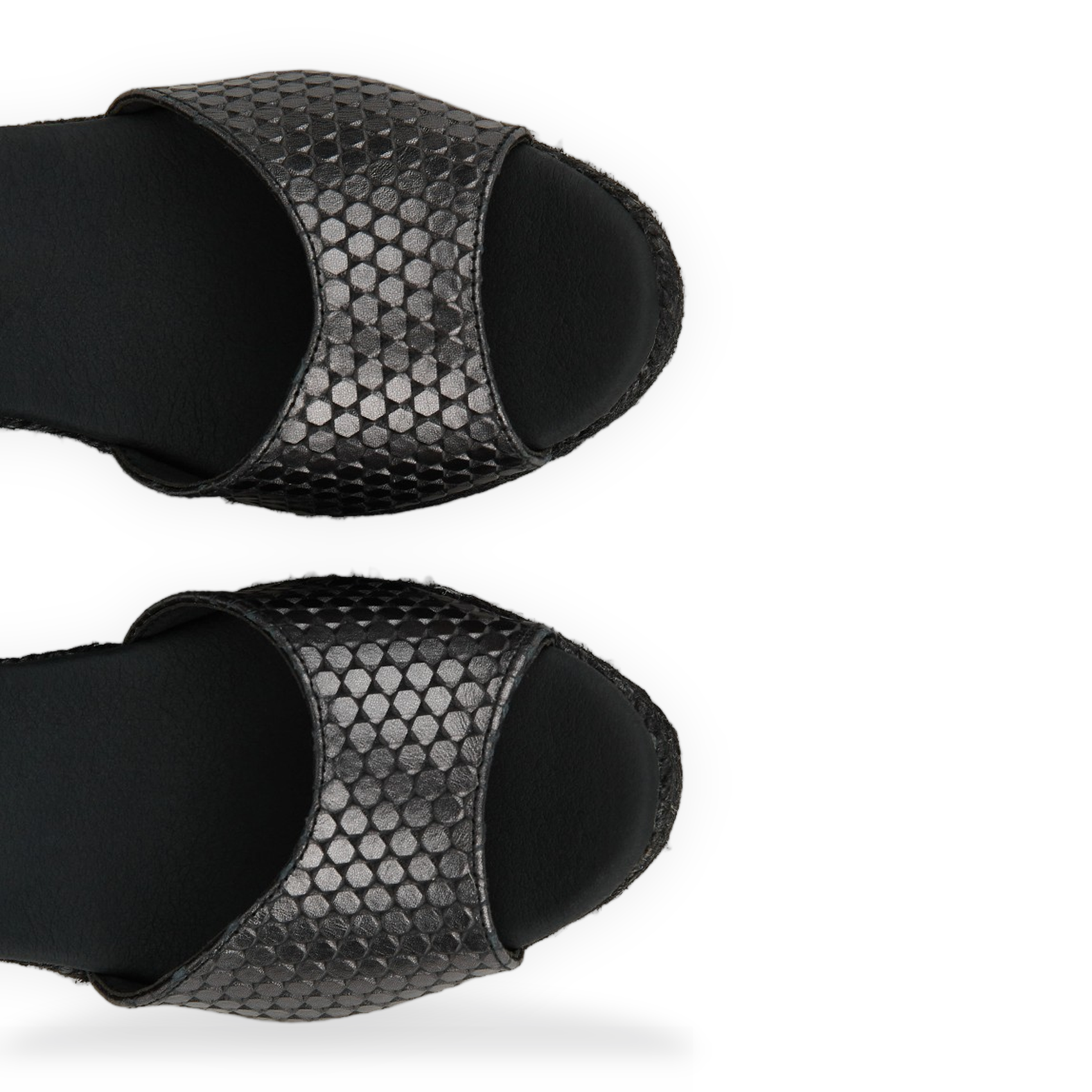 La Valeta Vera Peep Toe Negro