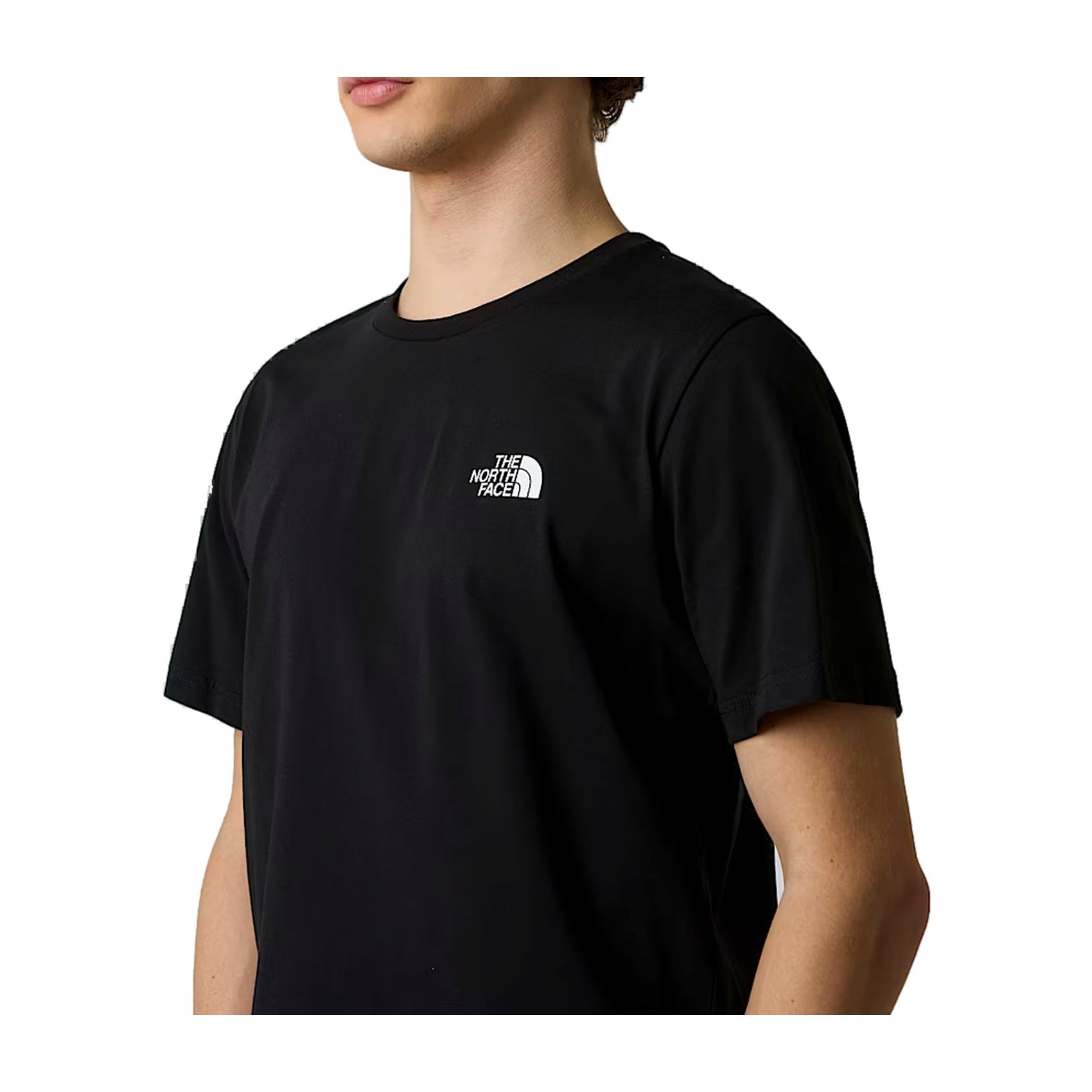 The North Face VERTICAL LOGO SS TEE black