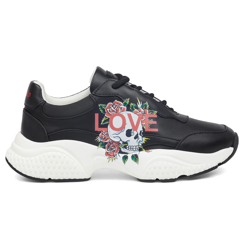 Ed Hardy Insert Runner-Love Black/White