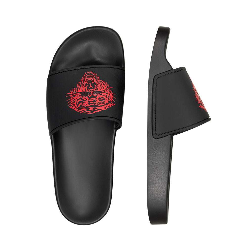Ed Hardy Sexy Beast Sliders Black-Red
