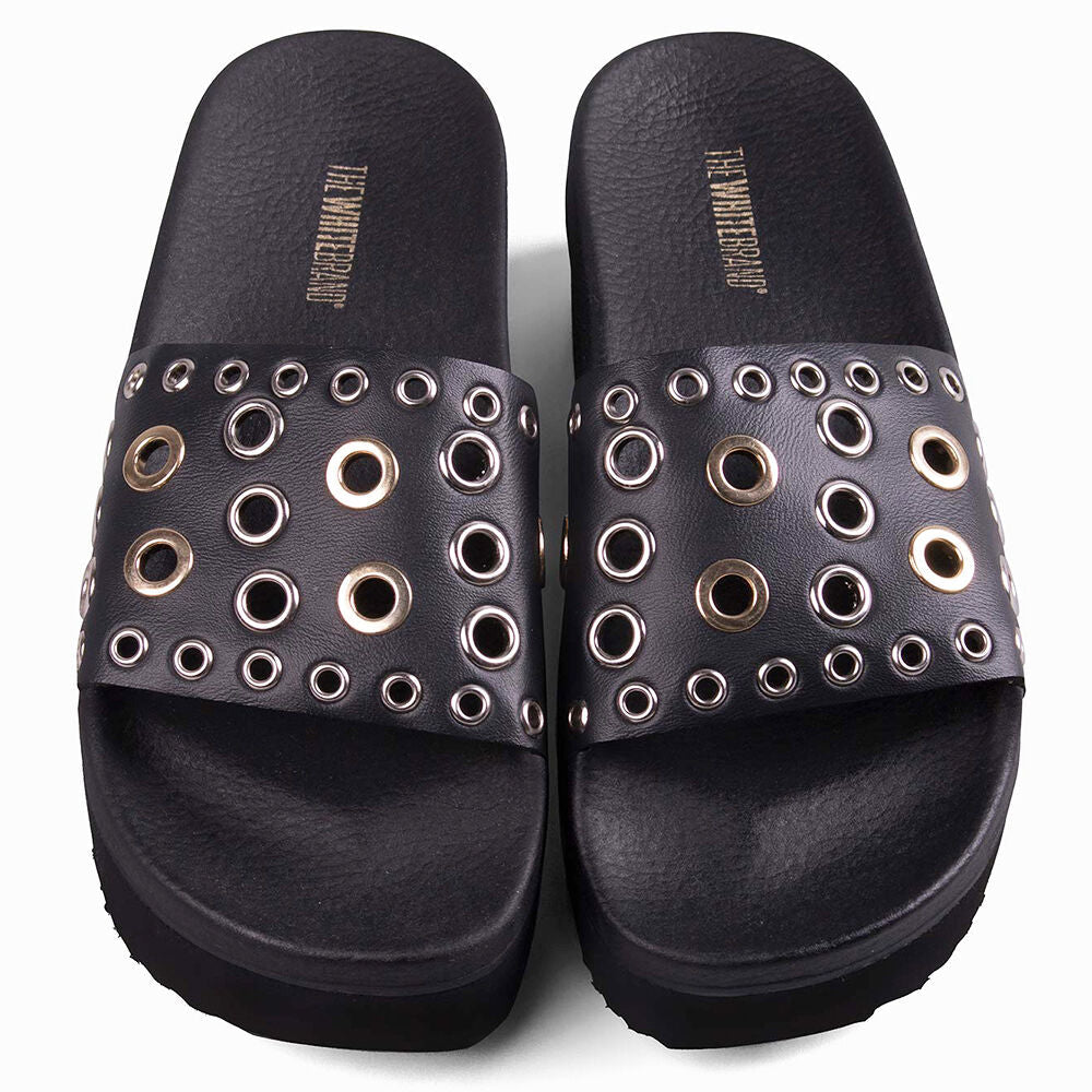 TheWhiteBrand High Eyelets Black