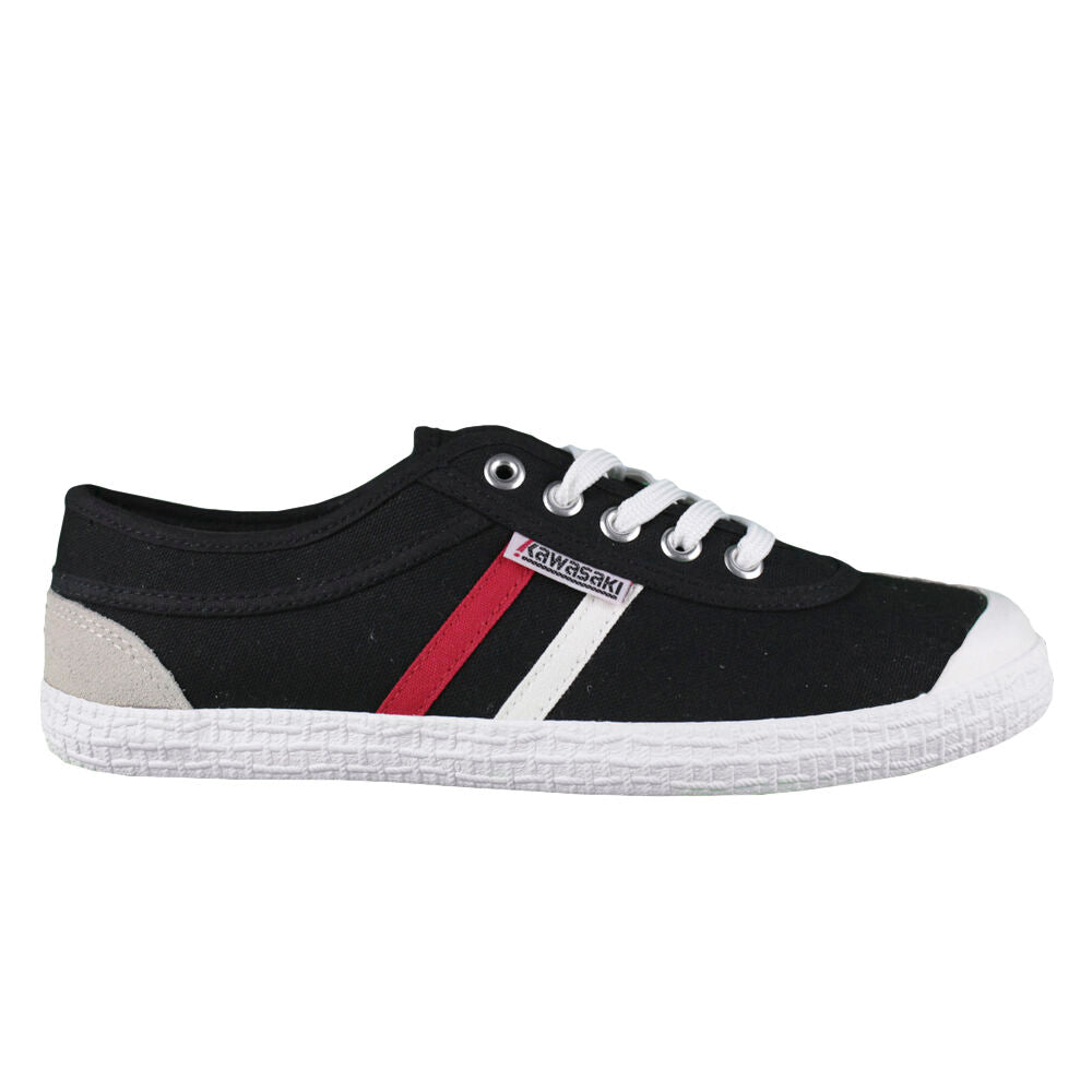 Chaussures rétro Kawasaki en toile K192496 1001 Noir