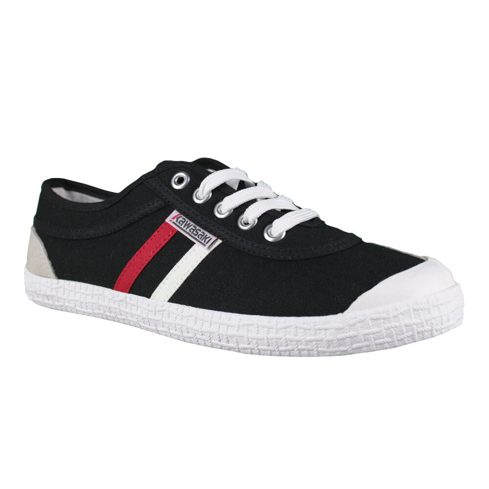 Chaussures rétro Kawasaki en toile K192496 1001 Noir