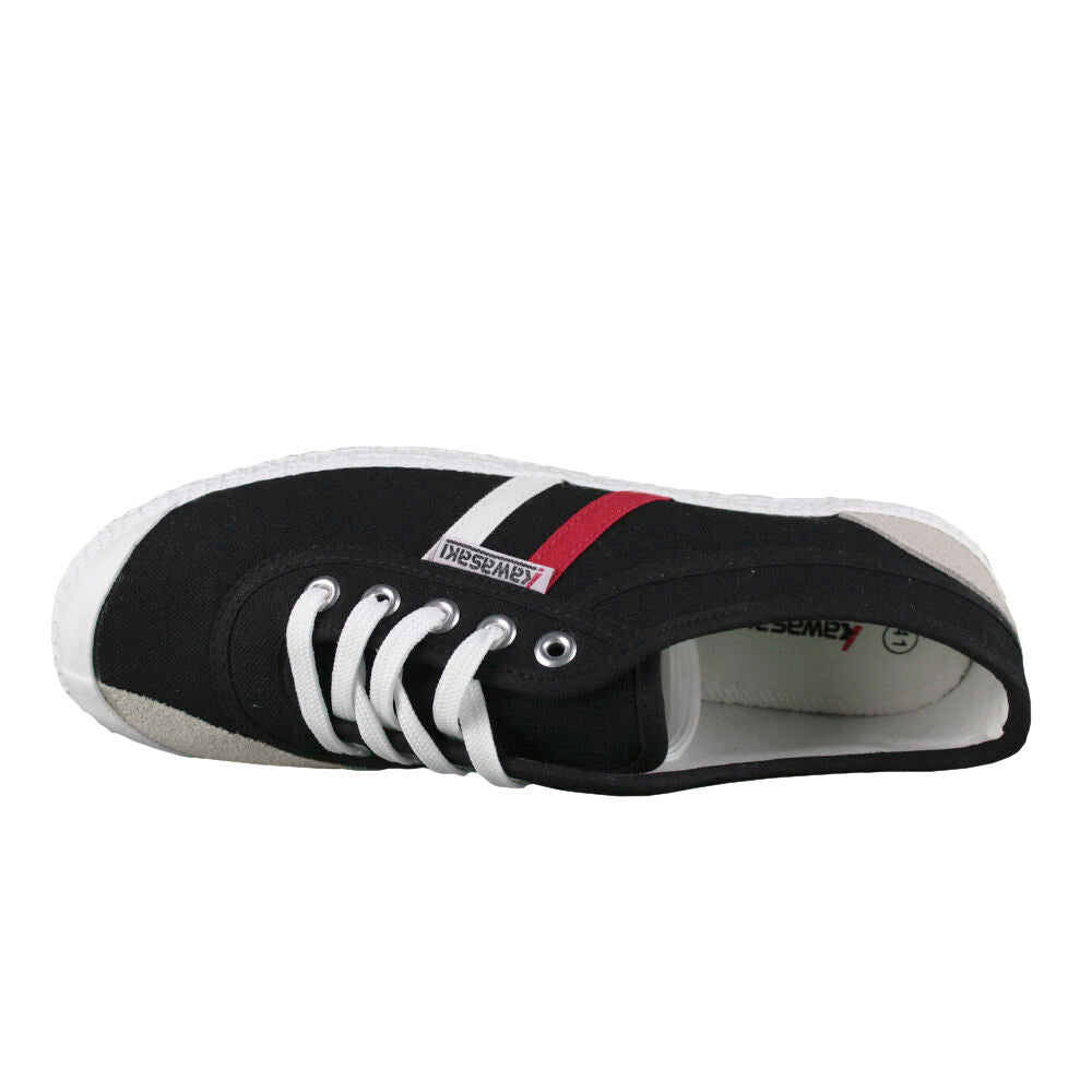 Chaussures rétro Kawasaki en toile K192496 1001 Noir