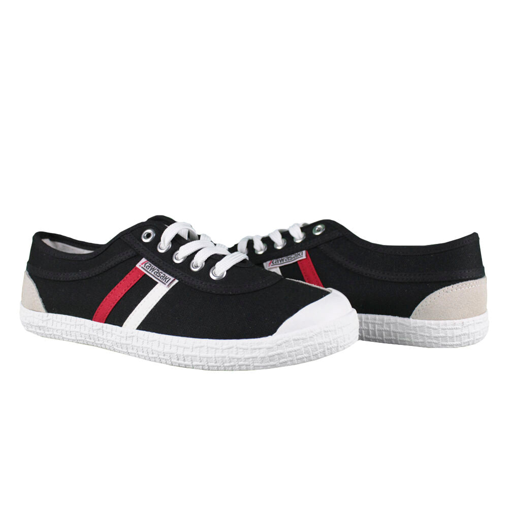 Chaussures rétro Kawasaki en toile K192496 1001 Noir