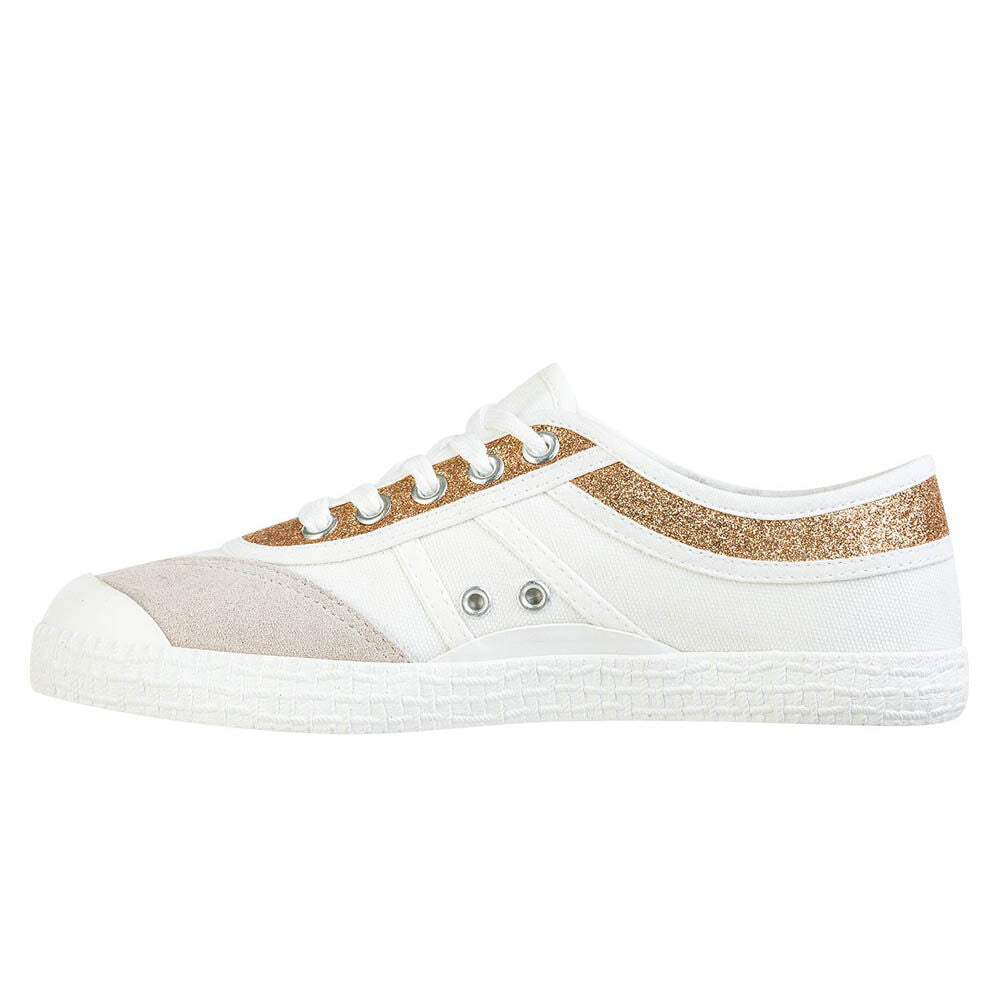 Chaussures en toile pailletée Kawasaki K194522 8890 Or
