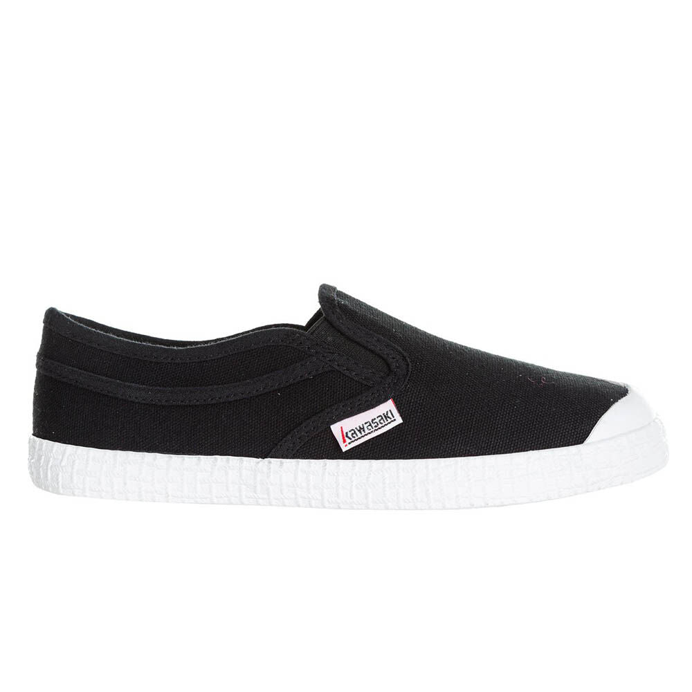 Chaussures Kawasaki Slip On en toile K212437 1001 Noir