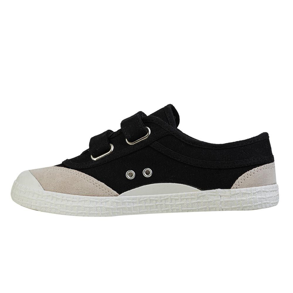 Chaussure rétro Kawasaki avec velcro K204505 1001 noire