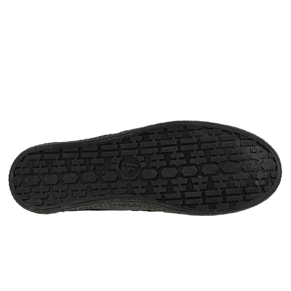 Chaussure rétro Kawasaki avec velcro K204505 1001S Noir uni