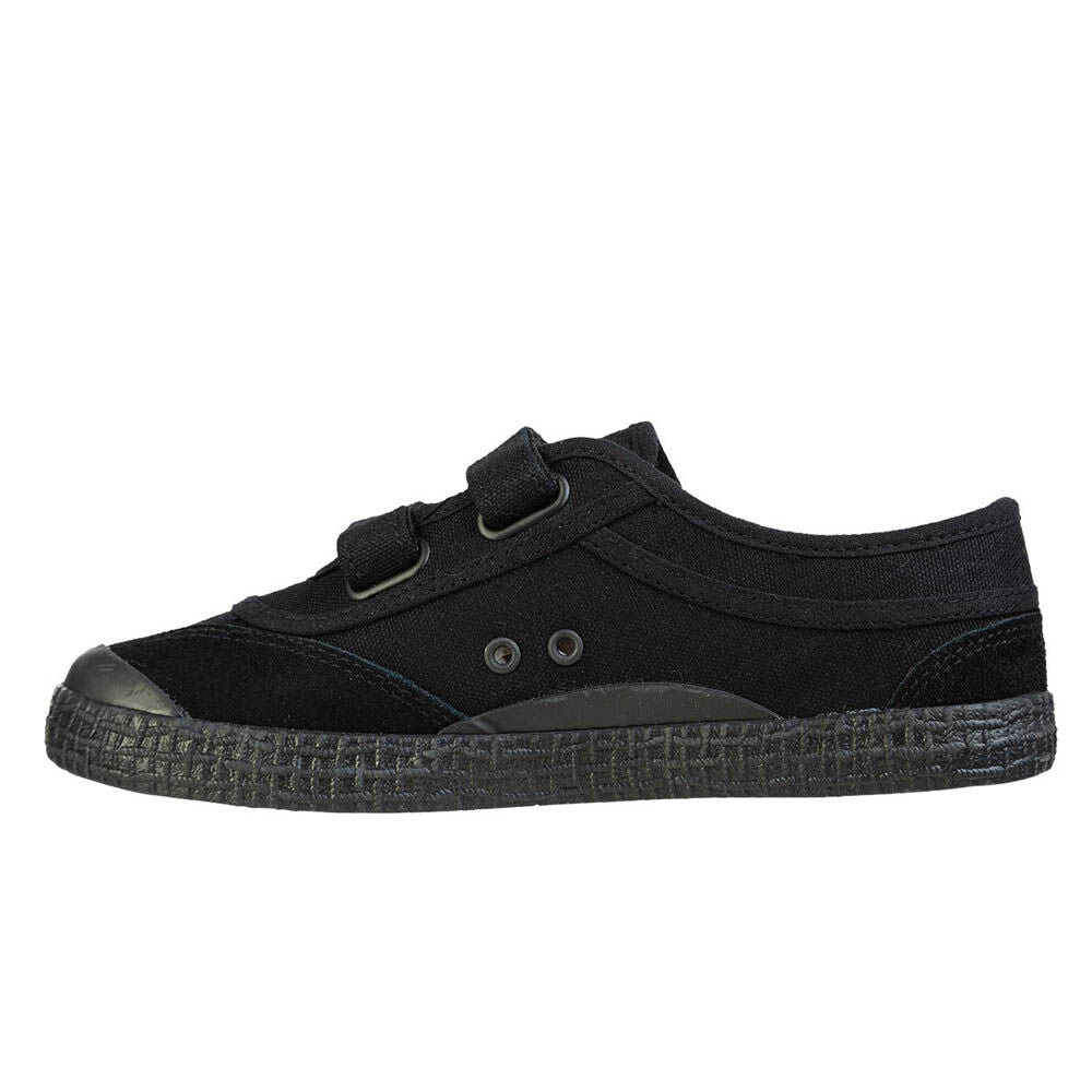 Chaussure rétro Kawasaki avec velcro K204505 1001S Noir uni