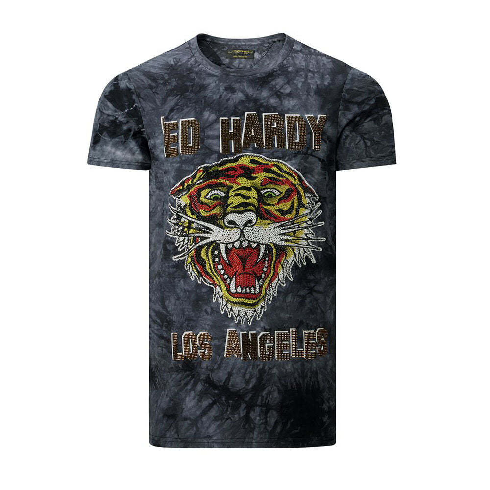 Ed Hardy Los Tigre T-Shirt Black