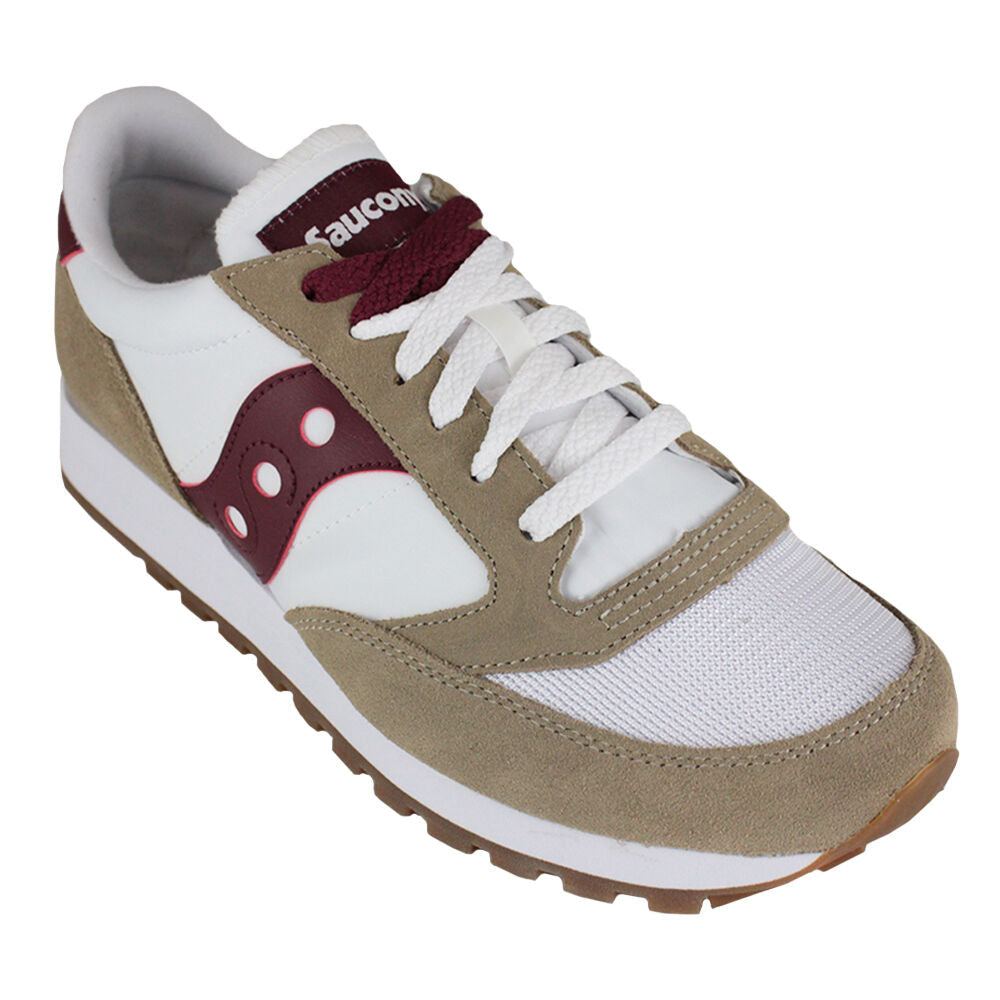 Saucony Jazz Original Vintage S70368-117 Tan/White/Wine