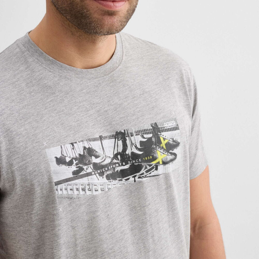 Munich Regular T-Shirt Stadium Lifestyle 2507443 Gris
