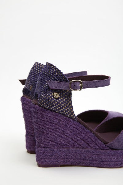 La Valeta Charlene Peep Toe Morado
