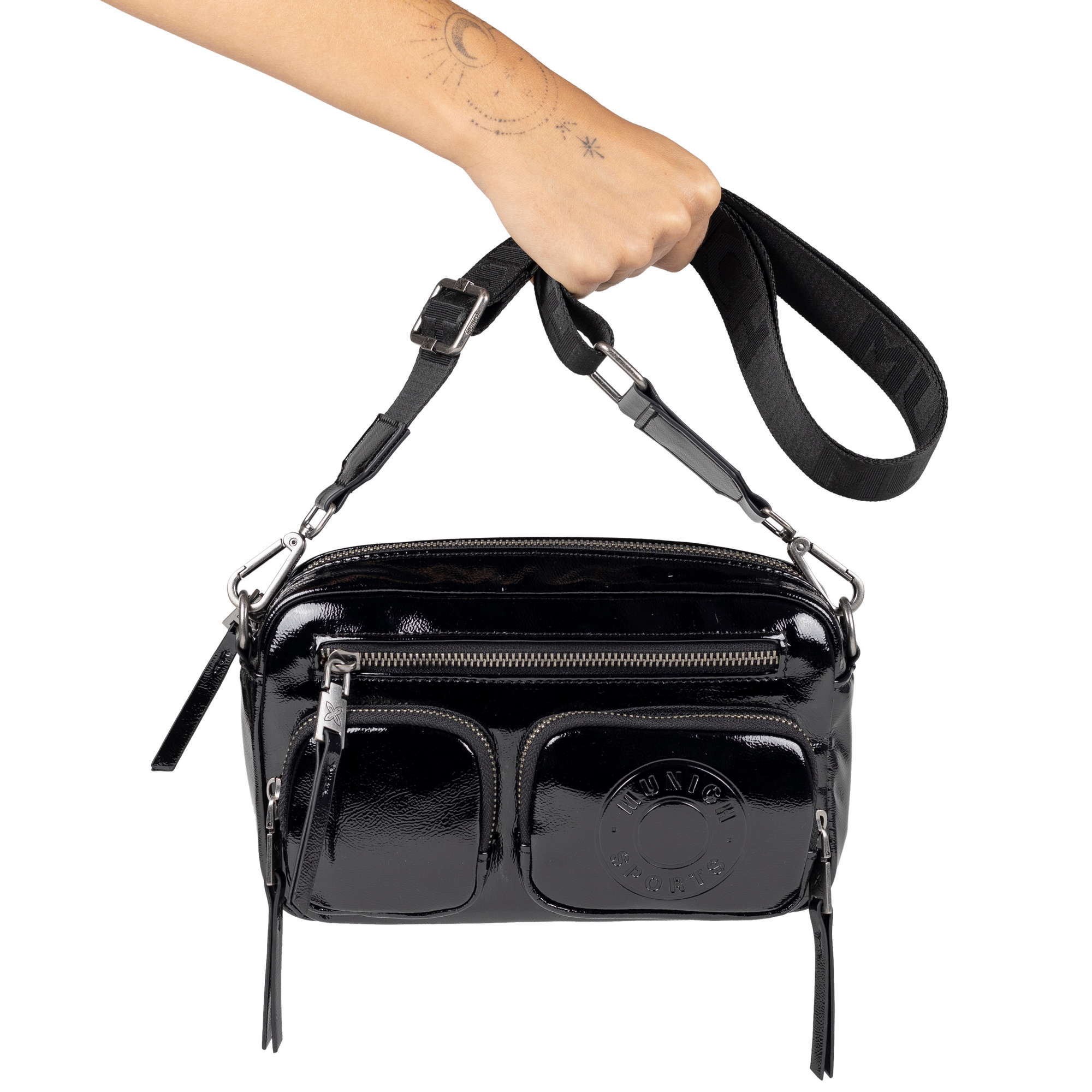 Munich 7113436 Mh Fw25 Crossbody Camera Black
