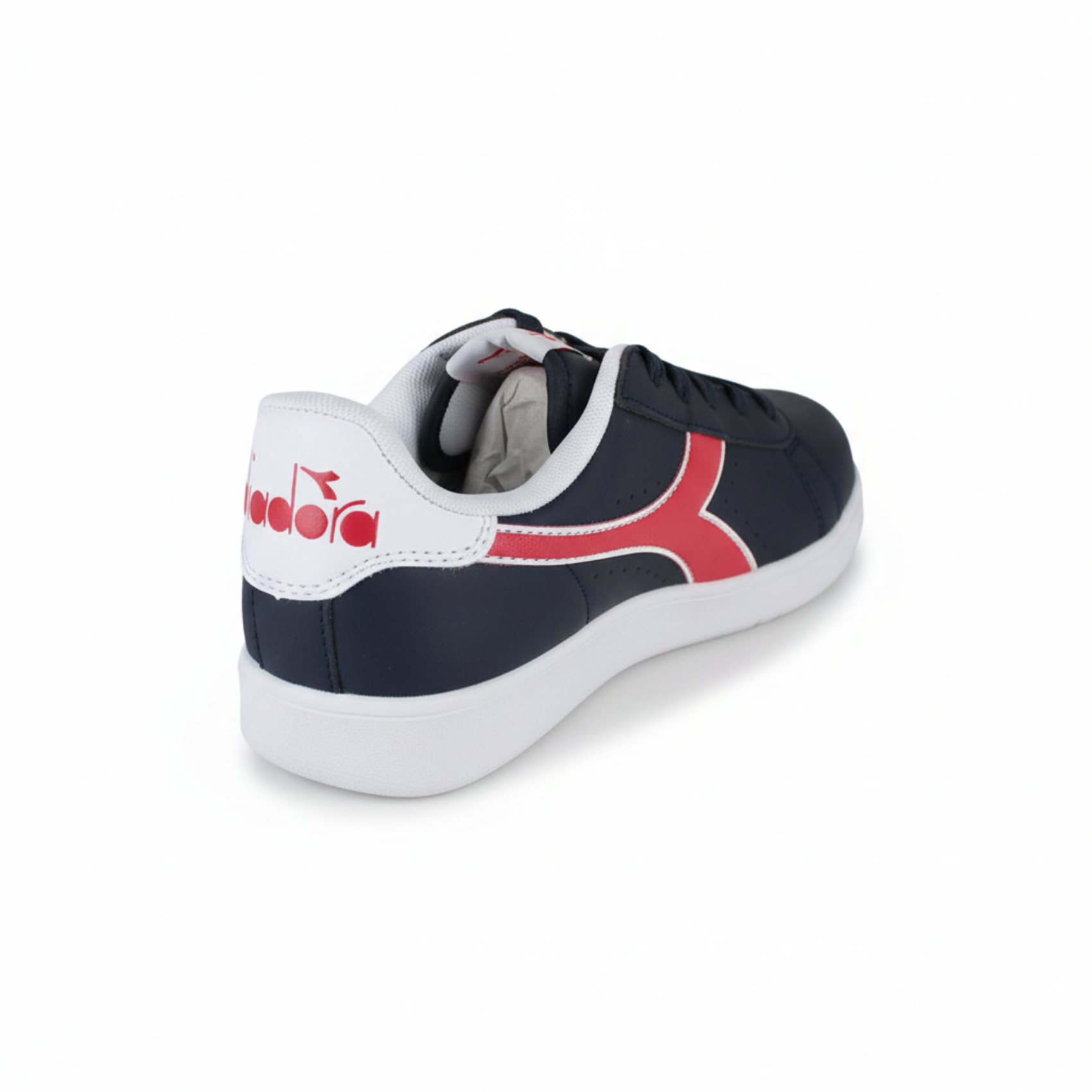 Diadora Game P Gs 101.173323 01 C8594 Black iris/Poppy red/White