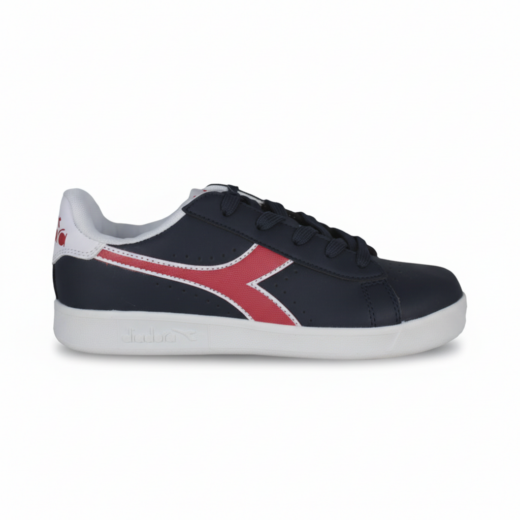 Diadora Game P Gs 101.173323 01 C8594 Black iris/Poppy red/White